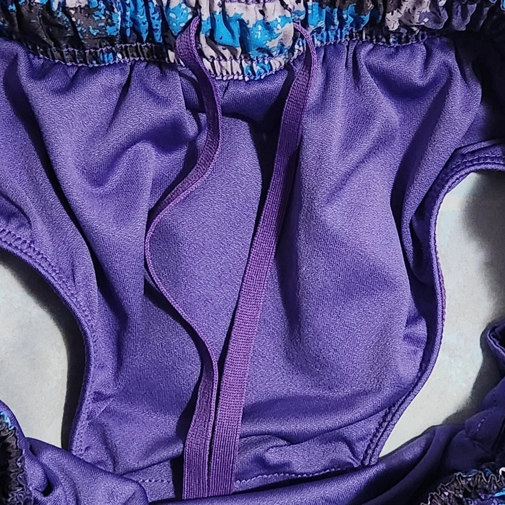 Nike Dri-FIT Running Shorts Women's Small Lava Lamp Purple Lined Sporty